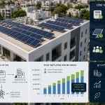 פרויקט תכנון מערכת סולארית לבניין מגורים משותף